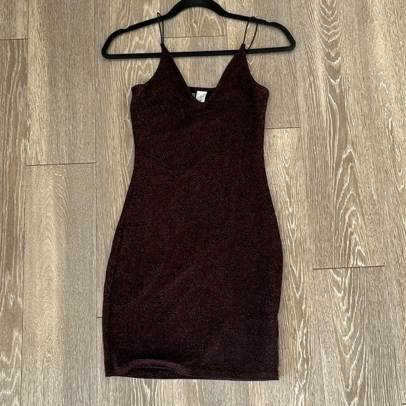 Divided by H&M Red and Black Bodycon Dress
